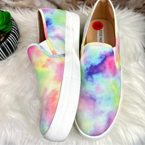STEVE MADDEN Toshe Tie-Die Slip-on Sneakers, 10 - Picture 4 of 11